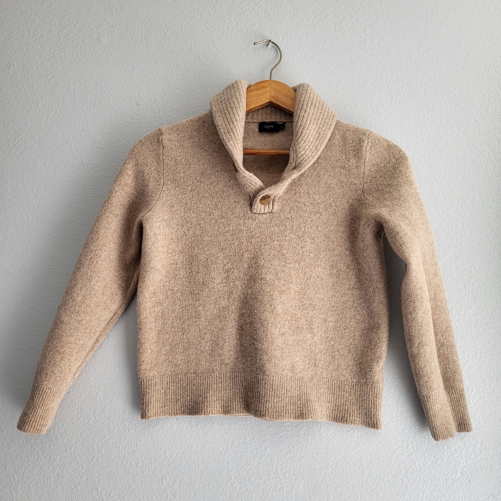 Kids  Sweater with Shawl Collar.